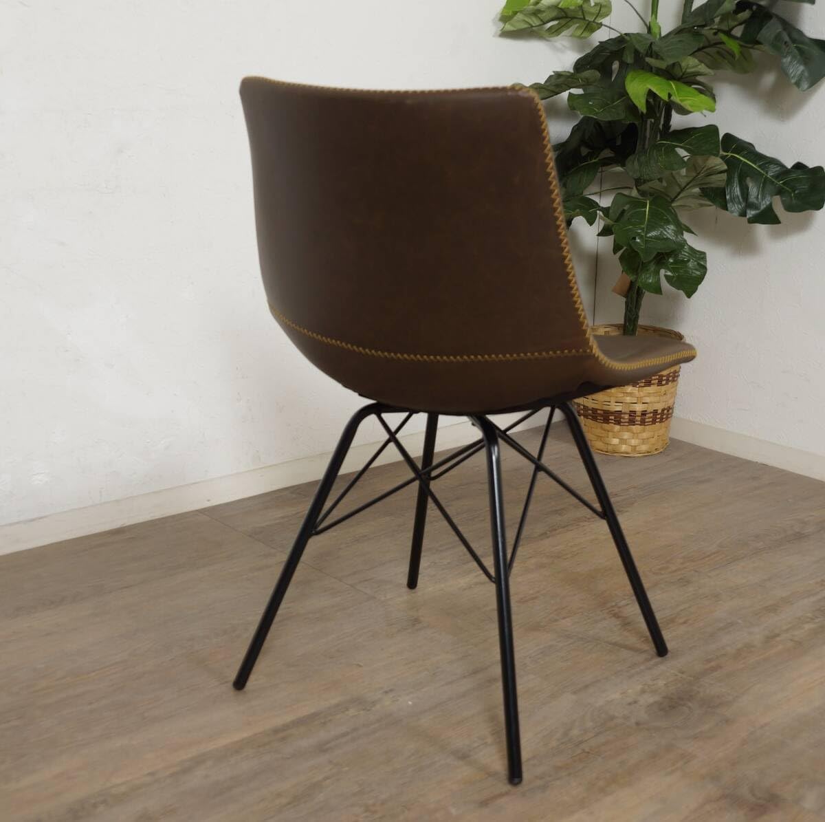 ヴィンテージ風 チェアー スツール 椅子 2脚セット FF13878 ビンテージ